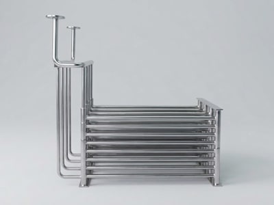 Titanium Corrugated Tube Heat exchanger